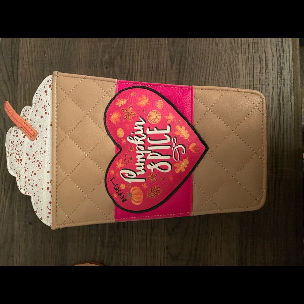 Betsey Johnson pumpkin spice purse